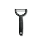 image of Victorinox 6.0963.3 Ypso Double‑Edge Peeler, 7" Stainless Steel Serrated Blade, Black