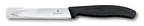 image of Victorinox 6.7703 Paring Knife – 4" Carbon Stainless Steel Blade, Black Handle, Classic, Etiquette