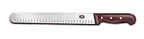 image of Victorinox 7.6059.12 Slicer Knife – 14" Stamped Blade With Granton Edge, Wood Handle