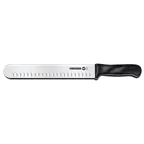 image of Victorinox 7.6059.13 Slicer Knife – 10" Blade, 1-1/2" Black Polypropylene Handle, Granton Edge