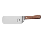 image of Victorinox 7.6259.2 Stainless Steel Turner, 3" x 8" Walnut Wood Handle, Kitchen Utensil