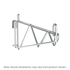 image of Metro 1WS14C Post Mount Shelf Bracket, 14" Deep, Chrome Plated, Single, 2 Required per Shelf