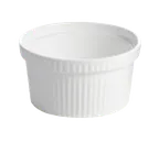 image of TableCraft CW1620PB 1Qt Souffle Bowl, 6-1/2" Dia x 3", Blue Duracoat Al, Cold Hold, Dishwasher Safe