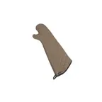 image of Carlisle 800FG24 BestGuard Oven Mitt, 24" Tan Kevlar Coated Skull, WebGuard Fire‑Retardant - 1 Pair