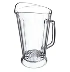 image of Carlisle 558307 Crystalite Pitcher, 48 oz Polycarbonate, Thumb‑Hold, NSF, Made in USA