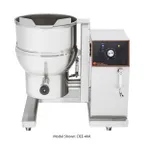 image of Groen DEE-20C2T 20 Gallon Floor Tilting 2/3 Steam Jacketed Electric Kettle, Cook2Temp Controls