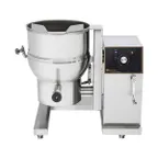 image of Groen DH-60C2T 60 Gallon Floor Tilting 2/3 Steam Jacketed Gas Kettle w/ Crank Tilt, 150.000 BTU