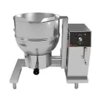 image of Groen DHS-40C2T 40 Gallon Floor Tilting 2/3 Steam Jacketed Gas Kettle, 150.000 BTU