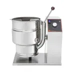 image of Groen TDB-40C2T 10 Gallon Countertop Tilting 2/3 Steam Jacketed Electric Kettle, Cook2Temp Controls