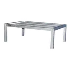 image of Serv-Ware CWP-DR-244812-V Dunnage Rack, 48"W x 24"D x 12"H, 2200 lbs, Aluminum, NSF