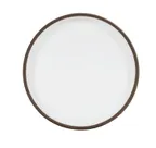 image of Cal-Mil 22017-6-89 Hudson 6" Round Melamine Plate, Ivory Stoneware, Reusable Dinnerware