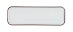 image of Cal-Mil 22025-412-89 Hudson Tray, 4" x 12" x 1" Melamine Ivory Stoneware Serving Platter