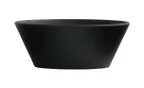 image of Cal-Mil 22392-7-13 Classic Coupe Bowl, 28oz, 6.75" x 6.75" x 2.5", Matte Black, Stackable Melamine