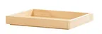 image of Cal-Mil 23106-10121-93 Logan Tray, 10" x 12" x 1.5" H Rectangular Wood Tray in Beige Natural