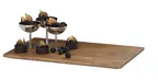 image of Cal-Mil 23180-1220-136 Melrose Tray, 12" x 20" x 0.75" Modular, Sydney/Brooklyn/Milo Risers