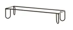 image of Cal-Mil 25217-3-13 Display Riser, 6" x 20" x 3" Black Metal Rectangular Modular Riser, 1-2 Steps