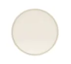 image of Cal-Mil 26105-10-103 Arista 10" Round Matte Ivory Melamine 10" Diameter Reusable Plate