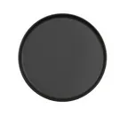 image of Cal-Mil 26105-10-13 Arista Matte Black 10" Dia Round Melamine Reusable Plate