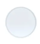image of Cal-Mil 26105-8-15 Arista 8" Matte White Melamine Round Reusable Plate