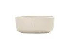 image of Cal-Mil 26106-5-103 Arista 16oz Matte Ivory Melamine Bowl, 5.25" x 5.25" x 2" Round Reusable