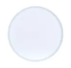 image of Cal-Mil 26107-14-15 Arista 14" Round Matte White Melamine Plate, 14-15" Reusable Dinnerware