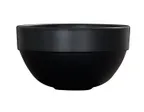 image of Cal-Mil 26122-7-13 Isla 48oz Round Melamine Bowl, 7" x 7" x 3.5" Matte Black & White, 1 Qt