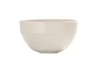 image of Cal-Mil 26122-7-133 Isla 48oz Round Melamine Bowl, 7" x 7" x 3.5" Matte White Ivory, 1 Qt