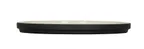 image of Cal-Mil 26130-8-138 Sorelle 8" Round Low Rim Matte Glossy Black Melamine Plate