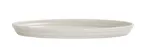 image of Cal-Mil 26143-10-103 Cove Plate, 10" Round Matte Ivory Melamine Reusable Dinnerware Plate