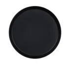 image of Cal-Mil 26143-10-13 Cove Plate, 10" Round Matte Black Melamine, 10-11" Size