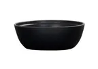 image of Cal-Mil 26144-8-13 - 48oz Matte Black Melamine Cove Bowl, 8" x 8" x 2.75" Round