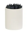 image of Cal-Mil 28004-7-103 Individual Display Riser - 6" Round Ivory Resin Riser, 7" Height, 1 Step