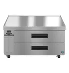 image of Hoshizaki CF49B-L 49" 2 Drawers Freezer Chef Base, Marine Edge, 9.74 cu. ft., Stainless Steel, R290