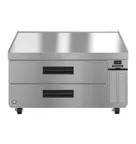 image of Hoshizaki CF49B 49" 2 Drawers Freezer Chef Base, 9.74 cu. ft. Stainless Steel, R290, 1/2 HP, 115V
