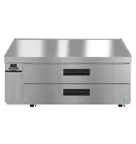 image of Hoshizaki CF60B-L 60" 2 Drawers Freezer Chef Base, Marine Edge, 12.82 cu. ft., R290 Refrigerant
