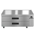 image of Hoshizaki CF60B 60" 2 Drawers Freezer Chef Base, Marine Edge, 12.82 cu. ft.