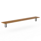 image of Steelite MGCIAF05BSXX Classic Large Low Shelf Buffet Table, 71x9.5x6.5, Mixed Materials, Modular, Mogogo