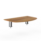 image of Steelite MGCIAY02BSXX Classic Low Side Shelf, 29.5x19x6.5, Modular Mogogo Mixed Materials
