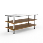 image of Steelite MGCMLA05BSXF Large Pro Station Buffet Table, 71.0" x 29.5" x 35.0", Modular Mogogo Mixed Materials