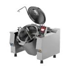 image of Firex UPRIE122M_V1 122 Gallon Floor Tilting Full Steam Jacketed Electric Kettle with Mixer