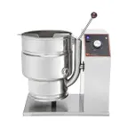 image of Groen TDB-24A 6 Gallon Countertop Tilting 2/3 Steam Jacketed Electric Kettle, Advanced Controls