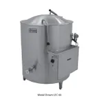 image of Legion LEC-40 40 Gallon Floor Stationary 2/3 Steam Jacketed Electric Kettle w/ Tri-Leg, 15.0 kW