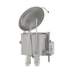 image of Legion LGB-40 40 Gallon Floor Stationary 2/3 Steam Jacketed Gas Kettle, Tri-Leg Base, 79.855 BTU