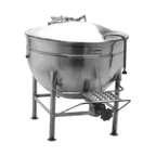 image of Legion LS-20 20 Gallon Floor Stationary Full Steam Jacketed Direct Steam Kettle w/ Tri-Leg Base