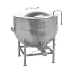 image of Legion LT-80 80 Gallon Floor Stationary 2/3 Steam Jacketed Direct Steam Kettle w/ Tri-Leg Base