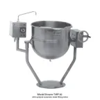 image of Legion TWP-30 30 Gallon Floor Tilting 2/3 Steam Jacketed Direct Steam Kettle w/ Pedestal Base