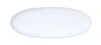 image of Cal-Mil 24106-922-15 Sophie Oval Melamine Platter, 22" x 9" x 1.75", Matte White