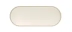 image of Cal-Mil 26107-208-103 Oval Melamine Serving Platter, 20" x 8" x 1.5" Matte Ivory