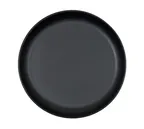 image of Cal-Mil 26121-14-13 Round Melamine Platter, 14" x 14" x 2.25" Matte Black, 14" Diameter Serving Tray