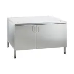 image of RATIONAL 60.30.349 Us Iv Mobile Oven Stand, 14 Supporting Rails, Hinged Doors